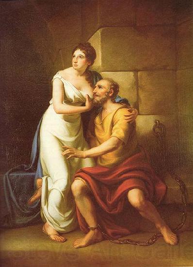 Rembrandt Peale The Roman Daughter Norge oil painting art